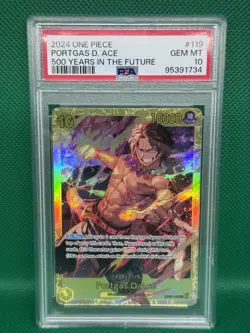 🔥PSA 10 Portgas D. Ace OP07-119 SEC One Piece🔥 - Image 1