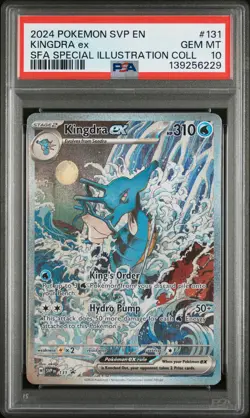 2024 POKEMON SVP PROMO SPECIAL ILLUSTRATION COLLECTION #131 KINGDRA EX PSA 10 - Image 1