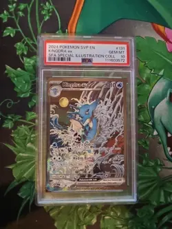2024 POKEMON SVP PROMO SPECIAL ILLUSTRATION COLLECTION #131 KINGDRA EX PSA 10 - Image 1