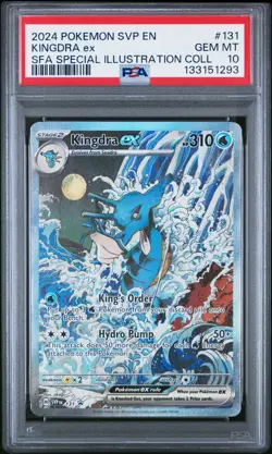 2024 POKEMON SVP SPECIAL ILLUSTRATION COLLECTION PROMO #131 KINGDRA EX PSA 10 - Image 1