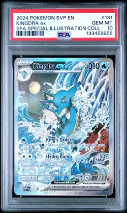 2024 POKEMON SVP SPECIAL ILLUSTRATION COLLECTION PROMO #131 KINGDRA EX PSA 10 - Image 1