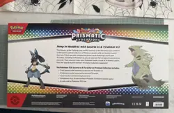 Pokemon TCG SV Prismatic Evolutions Lucario EX & Tyranitar EX Premium Collection - Image 2