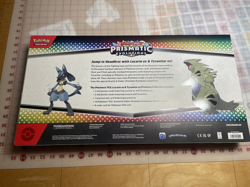 Pokemon TCG SV Prismatic Evolutions Lucario EX & Tyranitar EX Premium Collection - Image 2