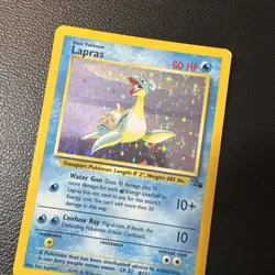 Pokemon TCG Lapras 10/62 Fossil Set Unlimited 1999 Holo Rare VTG WOTC - Image 4