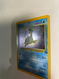 Pokemon Fossil - Lapras 10/62 MP WoTC HOLO Card Base Set / Jungle/1999/Rare - Image 2
