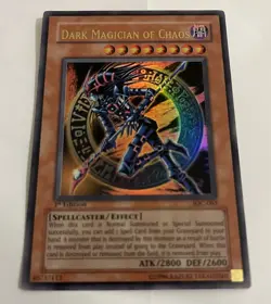 Dark Magician Of Chaos IOC - 065 Ultra Rare 1st Edition Front NM Back LP - Image 2