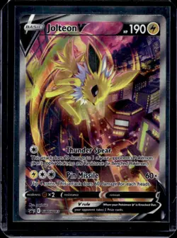 2019-2023 Pokemon SWSH Black Star Promos Jolteon V Full Art #SWSH183 - Image 1
