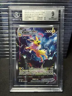 Jolteon VMAX Pokemon Black Star Promo SWSH184 Premium Collection Alt Art BGS 9 - Image 1