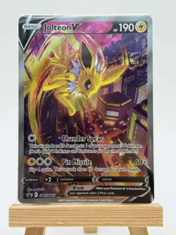 Jolteon V - SWSH183 Black Star Promo Alternate Art Pokemon - NM/LP - Image 3