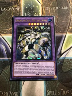 *** DRACOTAIL ARTHALION *** ULTRA RARE 1ST EDITION JUSH-EN006 (NM) YUGIOH! - Image 1
