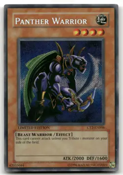 Panther Warrior CT2-EN006 | Secret Rare 1st Edition | MP | Yugioh - Image 1