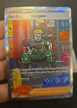 Lt. Surge's Bargain SIR Mega Evolution 185/132 Pokemon TCG NM - Image 1