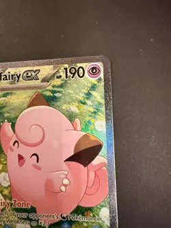 Pokemon TCG Lillie's Clefairy EX Journey Together SIR Card 184/159 NM Condition - Image 5