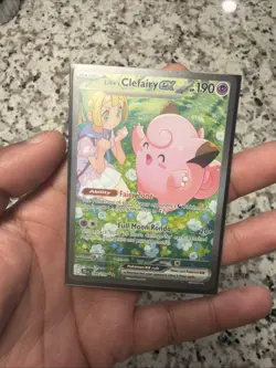 Pokemon TCG Lillie's Clefairy EX Journey Together Sir Card 184/159 NM Condition - Image 1
