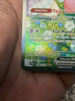 Pokemon TCG Lillie's Clefairy EX Journey Together Sir Card 184/159 NM Condition - Image 5