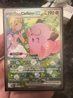 Pokemon TCG Lillie's Clefairy EX Journey Together Sir Card 184/159 NM Condition - Image 1