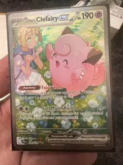 Pokemon TCG Lillie's Clefairy EX Journey Together Sir Card 184/159 NM Condition - Image 2