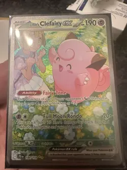 Pokemon TCG Lillie's Clefairy EX Journey Together Sir Card 184/159 NM Condition - Image 3