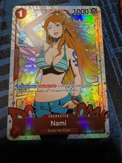 One Piece TCG Card - Wings Of The Captain OP06 - ST01-007 Nami TR Treasure Rare - Image 1