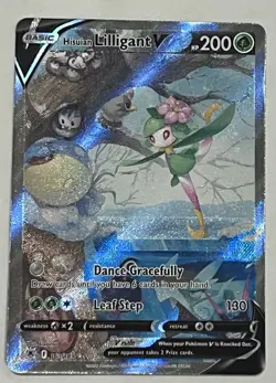 2022 POKEMON SWSH ASTRAL RADIANCE #163/189 HISUIAN LILLIGANT V FULL ART PSA 10 - Image 4