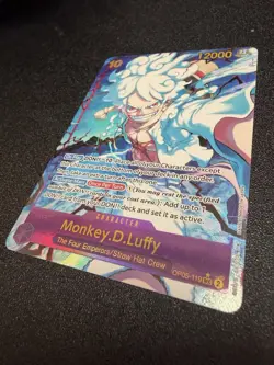 MONKEY D LUFFY - One Piece TCG OP05-119 - ALT ART Sec - Premium Booster PRB01 - Image 4