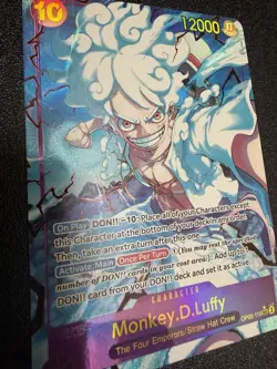 MONKEY D LUFFY - One Piece TCG OP05-119 - ALT ART Sec - Premium Booster PRB01 - Image 5