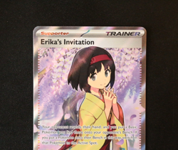 Pokemon Card TCG - Erika's Invitation 196/165 - Scarlet & Violet 151 - NM ⭐ - Image 2