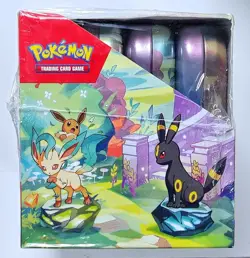 Pokemon TCG Scarlet & Violet Prismatic Evolutions Mini Tin Box Factory Sealed - Image 3