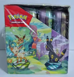 Pokemon TCG Scarlet & Violet Prismatic Evolutions Mini Tin Box Factory Sealed - Image 3