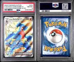 Cynthia's Garchomp EX SVP204 NM-MINT PSA 8. Pokemon S&V Black Star Promos - Image 3
