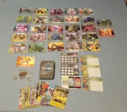 Rare Dragamonz Cards Lot Of 129 Dragon Card Game Mystic Magnavite, 1 Translucent - Image 1