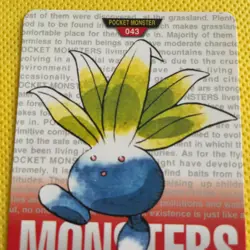 Oddish Pokemon Carddass card BANDAI Very Rare From JAPAN Nintendo F/S - Image 2