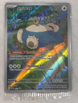 Pokemon SNORLAX 051 SCARLET VIOLET SVP 151 TCG HOLO PROMO CARD SEALED - Image 1