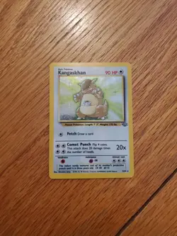Jungle Set Kangaskhan 5/64 Holo Rare Pokemon Card WOTC TCG - Image 2