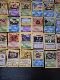 Pokemon 1999 1st Edition Fossil Near Complete Non Holo Set 16-62 HIGH GRADE NP - Image 4