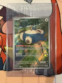 POKEMON SEALED SNORLAX 051 SCARLET VIOLET 151 ETB PROMO PLAYSET X5 - Image 3