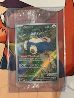 POKEMON SEALED SNORLAX 051 SCARLET VIOLET 151 ETB PROMO PLAYSET X5 - Image 5