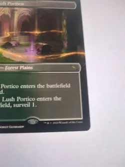 2024 MTG MURDERS AT KARLOV MANOR BORDERLESS- #327 LUSH PORTICO NM - Image 2