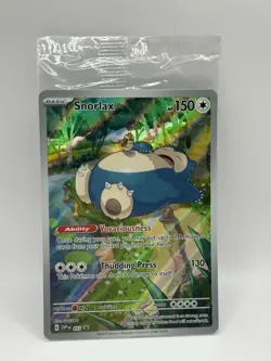 Snorlax Promo SVP 051 Scarlet & Violet 151 English Pokemon 2023 SEALED - Image 1