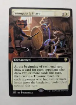 1x Smuggler's Share EXTENDED ART NM - SNC Magic MTG x1 - Image 1