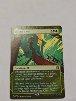 Nature's Will Wilds of Eldraine: Enchanting Tales Regular - Image 1