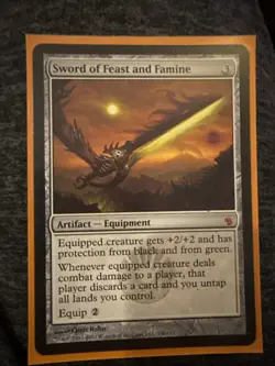 Sword of Feast and Famine Mirrodin Besieged Regular - Image 1