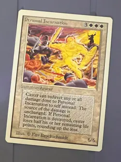 Magic the Gathering MTG Unlimited Personal Incarnation NM (Beta Bob) - Image 1