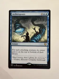 Aetherspouts - MTG Innistrad: Midnight Hunt: Commander - NM - Image 1