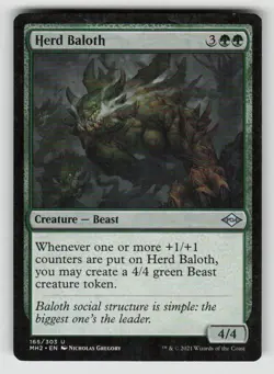 Magic_the_gathering Modern Horizons 2 Herd Baloth - Image 1