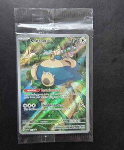 Snorlax SVP 051 Scarlet & Violet 151 Black Star Promo Pokemon TCG Card Sealed - Image 1