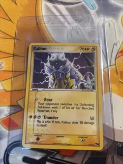 Pokemon Raikou 3/17 POP Series Holo 2006 Pokemon TCG Vintage Old School - Image 1