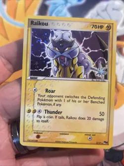 Pokemon Raikou 3/17 POP Series Holo 2006 Pokemon TCG Vintage Old School - Image 3