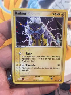 Pokemon Raikou 3/17 POP Series Holo 2006 Pokemon TCG Vintage Old School - Image 5