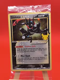 Greninja Gold Star SWSH144 Celebrations Ultra Rare Promo Pokemon Card * Sealed * - Image 2